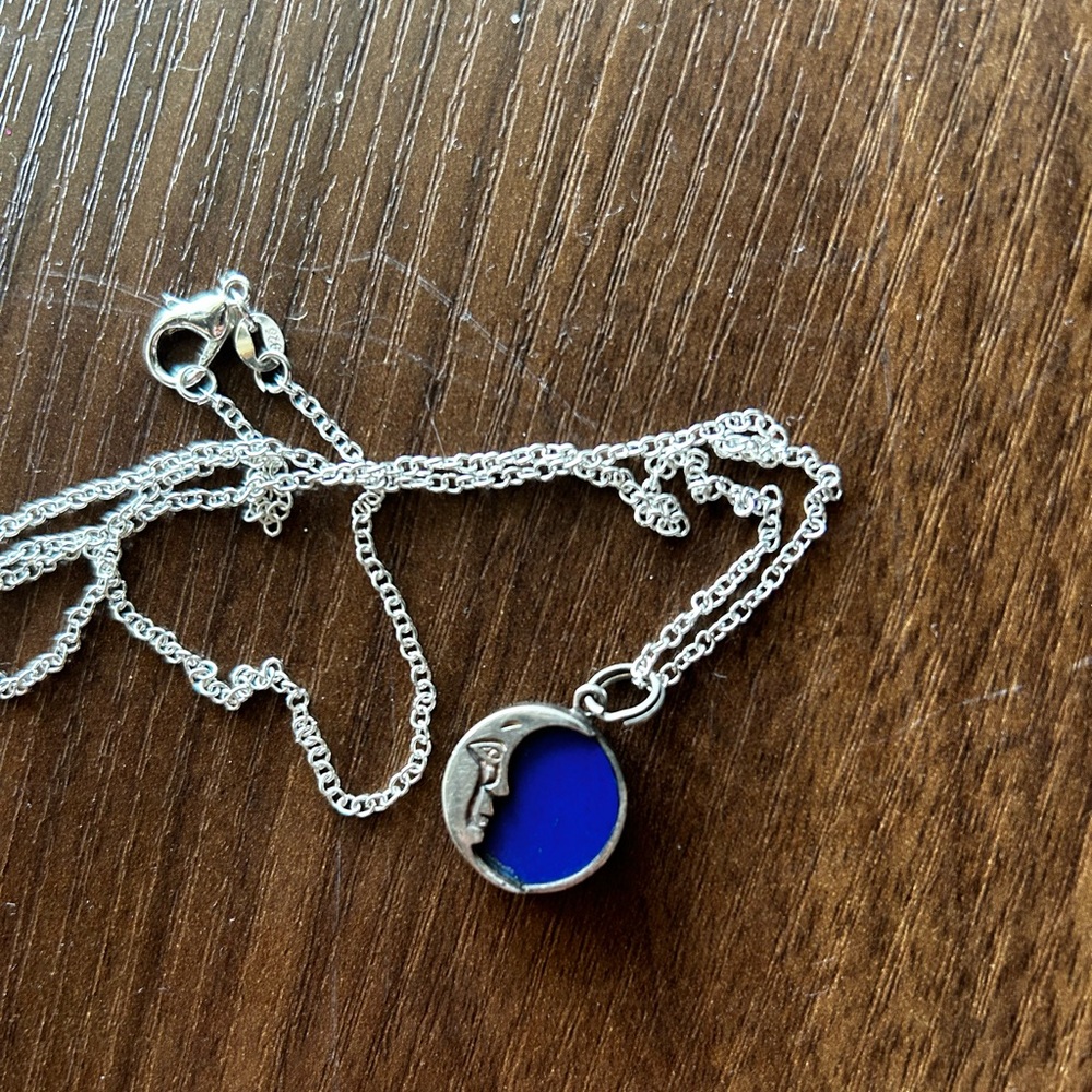 Vintage moon pendant